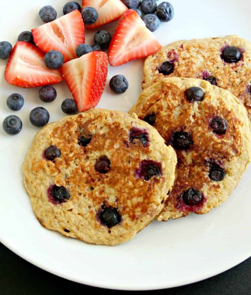 One Point Weight Watchers Blueberry Pancakes
