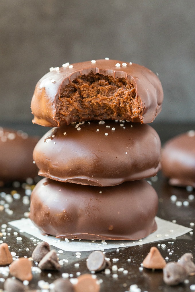 4 Ingredient Paleo Vegan Brownie No Bake Cookies (Keto, Low Carb)