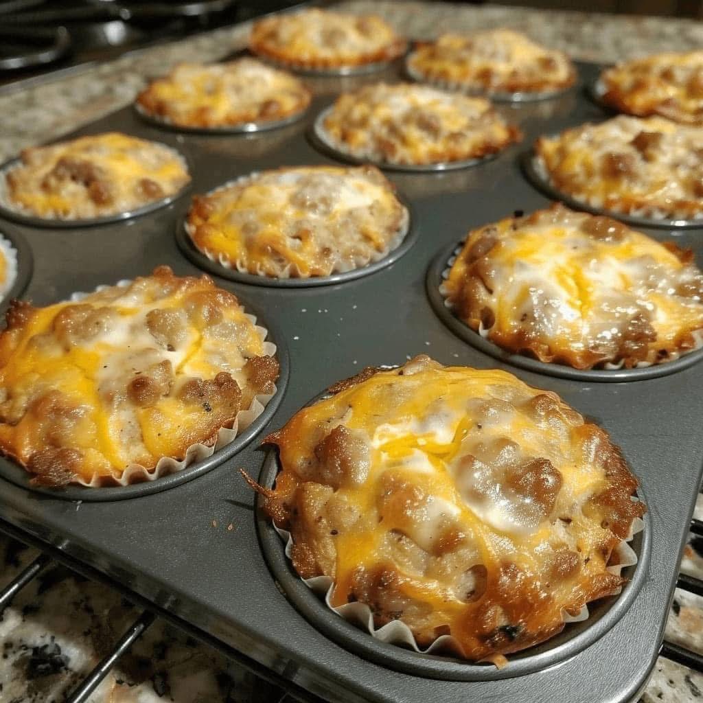 Easy Sausage Breakfast Muffins