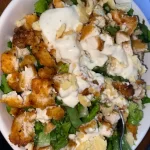 Chicken Nuggets and Salad