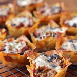 CHICKEN TACO WONTONS “CUPCAKES”
