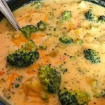 LOADED BROCCOLI POTATO SOUP