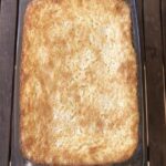 Pineapple Angel Food Cake Cooling