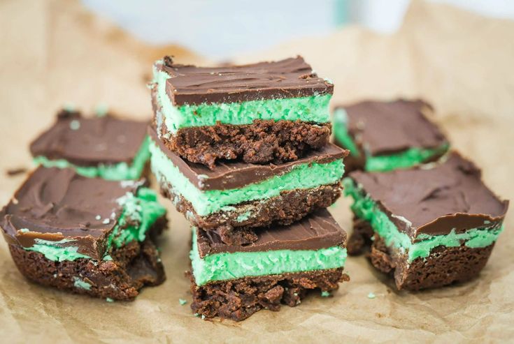 Weight Watchers Mint Chocolate Brownie Bites