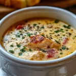 creamy Chicken Cordon Bleu Soup