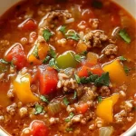 Stuffed Bell Pepper Soup