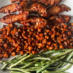 Close Up Bbq Sheet Pan
