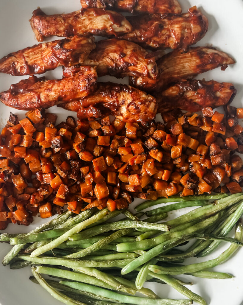 Close Up Bbq Sheet Pan