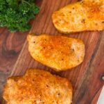 Easy Air Fry Parmesan Crusted Pork Chops