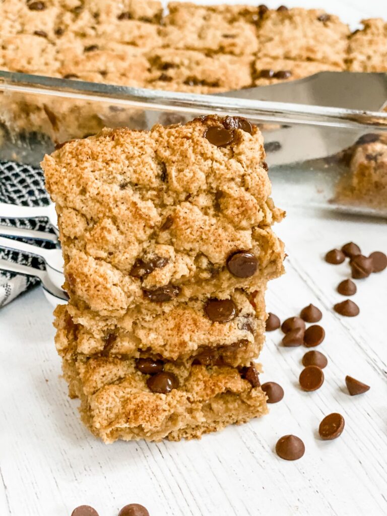 Skinny Chocolate Chip Bars
