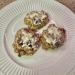 frosted oatmeal spice cookies