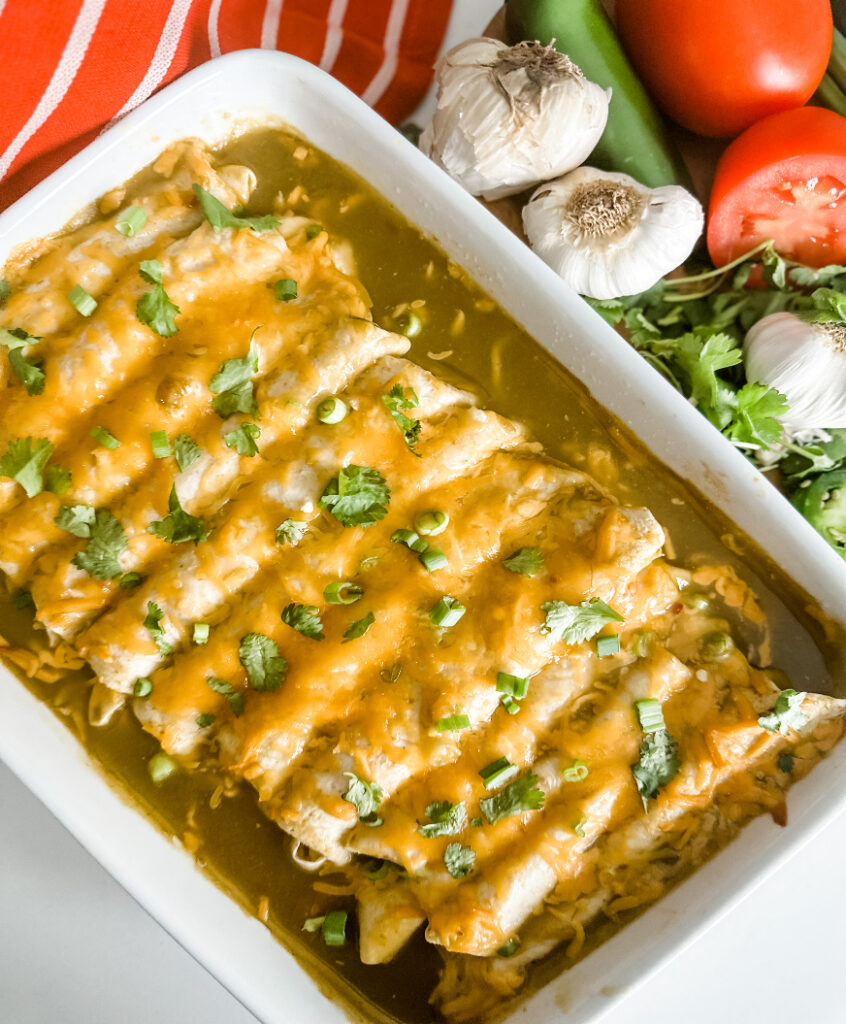 White Chicken Enchiladas