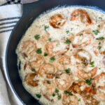 One Pot Creamy Garlic Shrimp