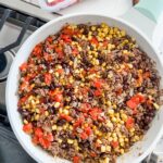 One Pot Mexican Beef and Rice Skillet