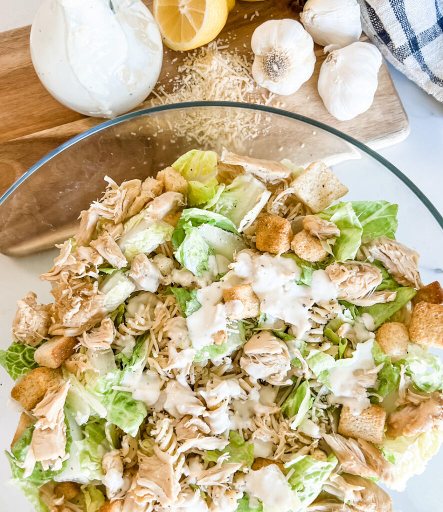 Chicken Caesar Pasta Salad