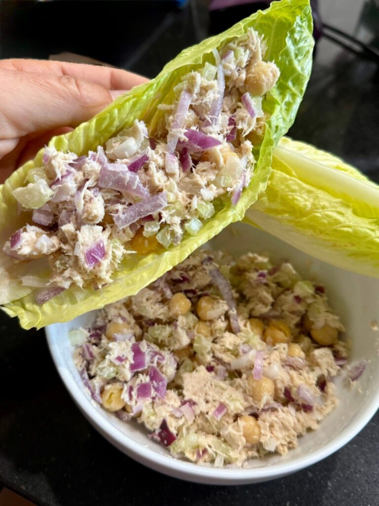 Tuna Salad Lettuce Wraps