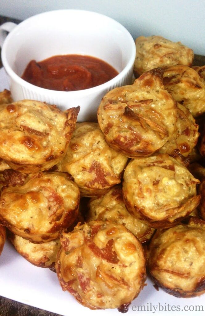 Pepperoni Pizza Mini Puffs