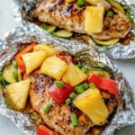 Teriyaki Chicken and Pineapple Foil Packets