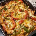 Easy Fajita Chicken Breasts Casserole