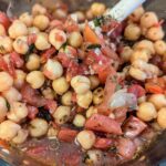 Chickpea bruschetta salad