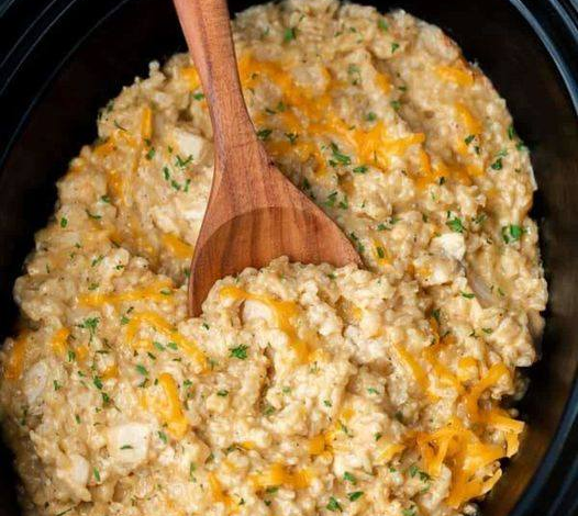 Weight Watchers Crock Pot Chicken and Rice