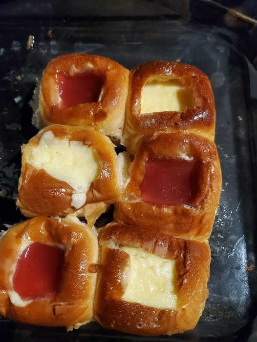 Sweet Cream Cheese & Fruit Hawaiian Rolls