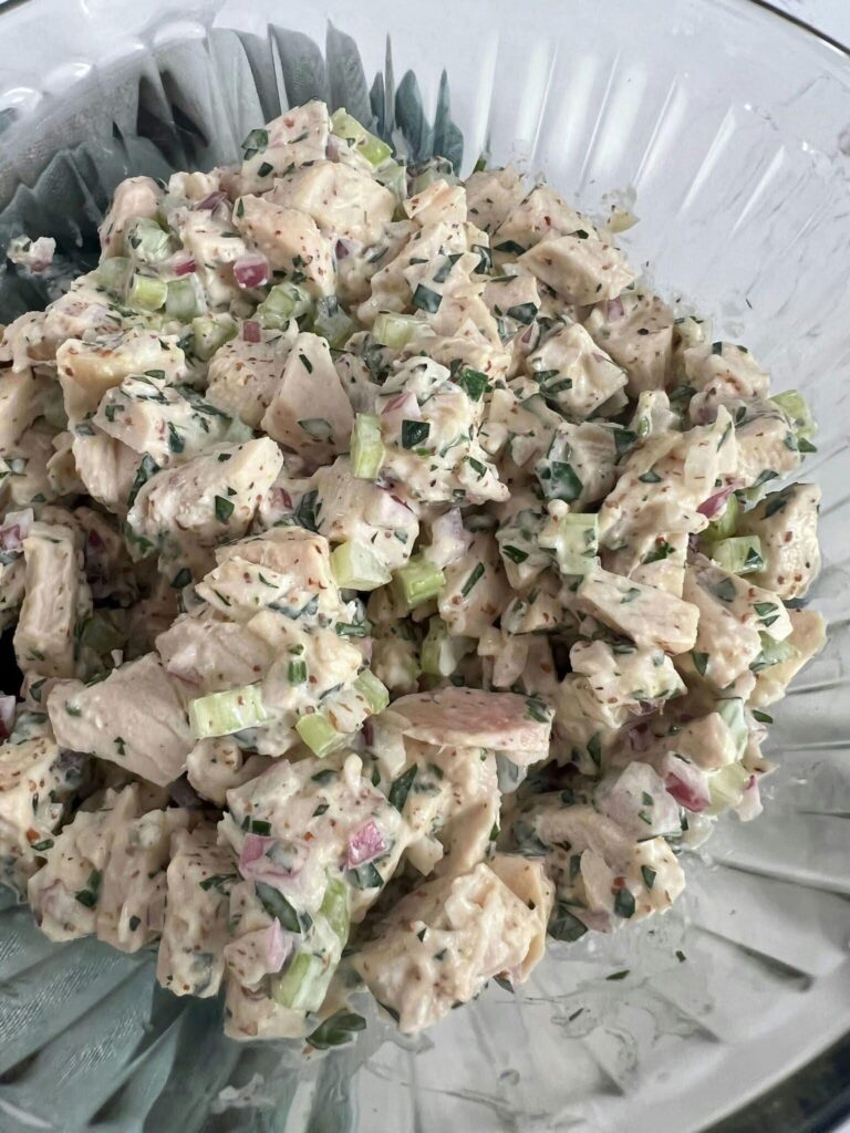 resh Chicken SaladServes 6 – about 2–3 WW points per serving (varies by brand)