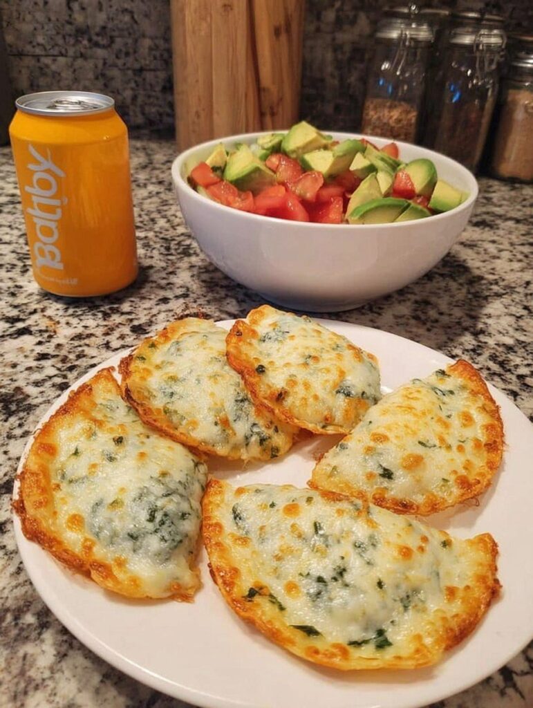Cheesy Spinach Tacos (WW Friendly)