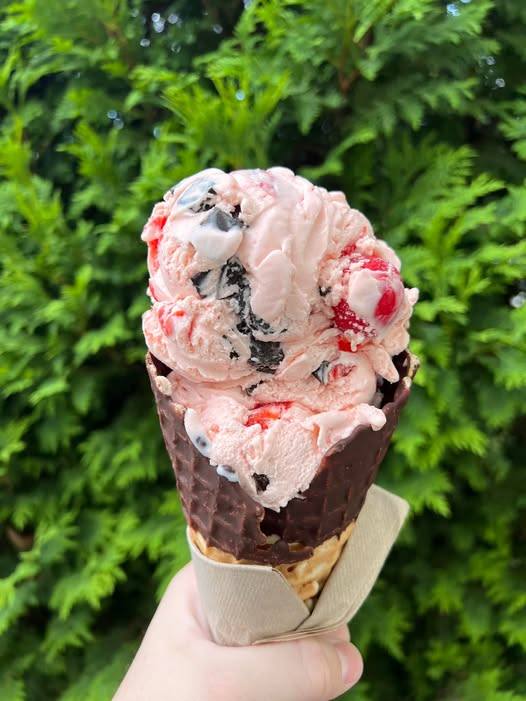 Cherry Vanilla “Ice Cream” (WW-Friendly)