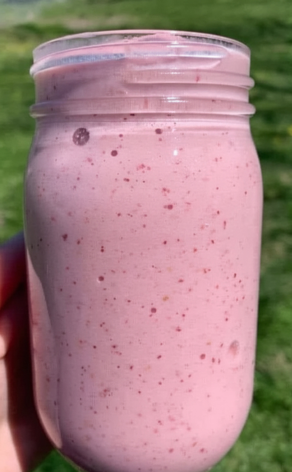 Low Point Strawberry Banana Protein Smoothie