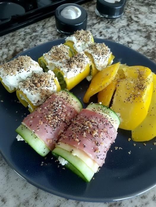 WW-Friendly Stuffed Peppers & Cucumber Roll-Ups