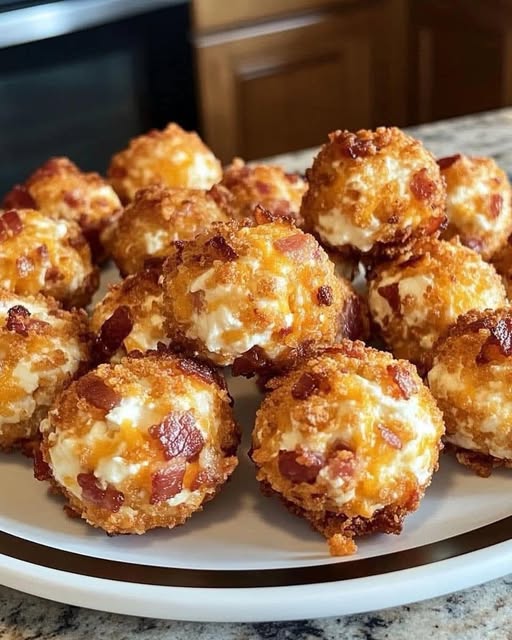 WW-Friendly Carb Bacon Cheddar Mini Cheese BallsServings: ~12 balls