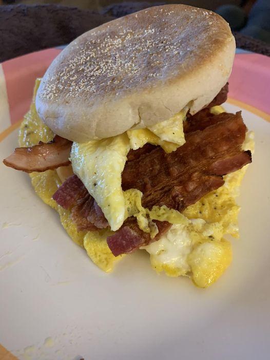 My Favorite Filling Breakfast Sandwich