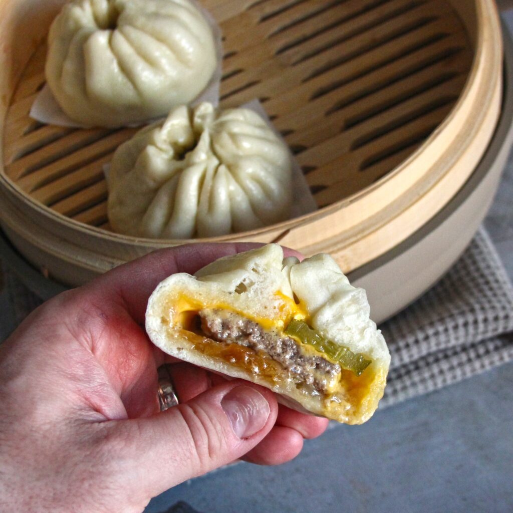 WW Low-Point Cheeseburger Slider Steamed Buns (12 sliders)