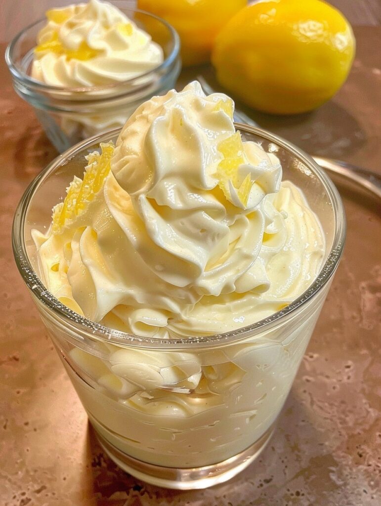 Lemon Mousse – Creamy, Tangy & Guilt-Free!