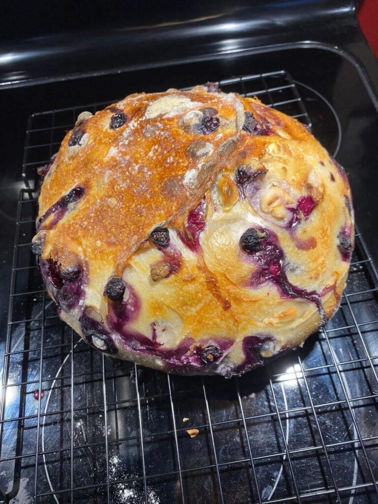 WW Blueberry Lemon Cream Cheese Bread (Light Version)