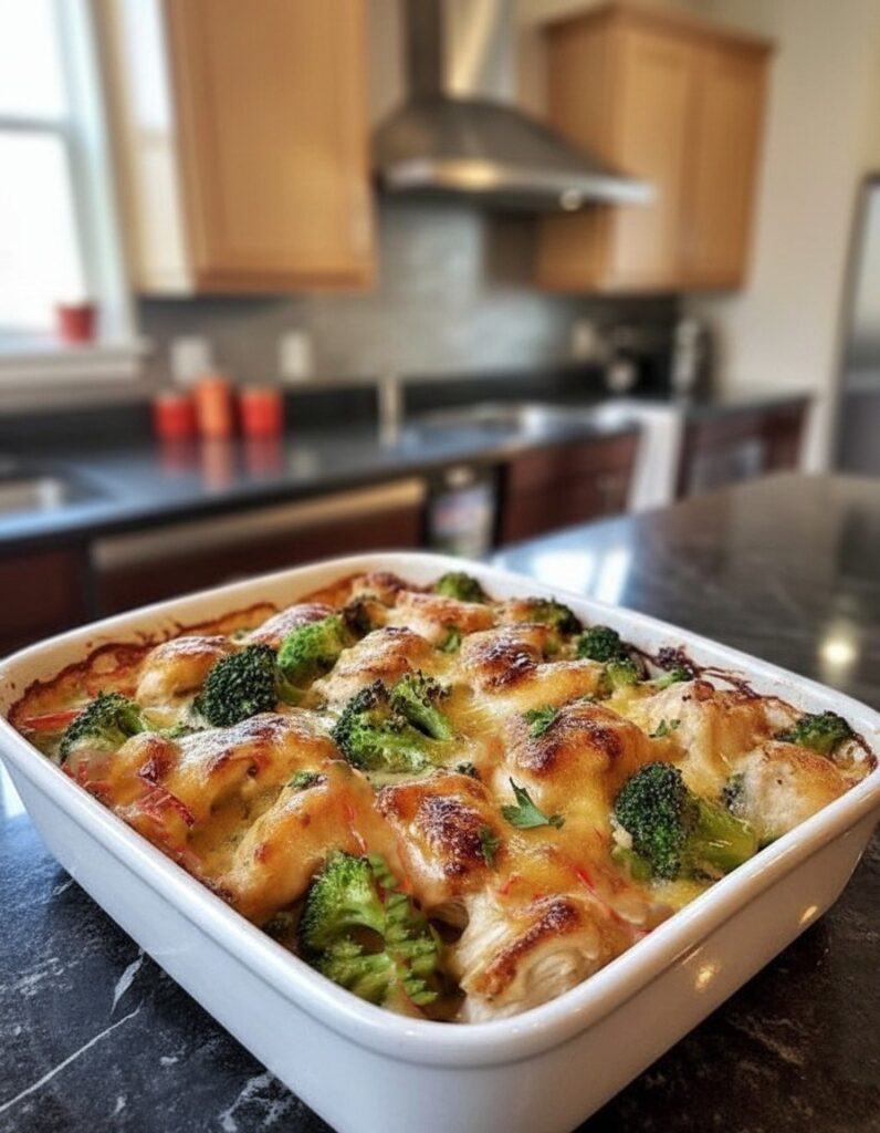Healthy Chicken Broccoli Bake (WW-Friendly!)