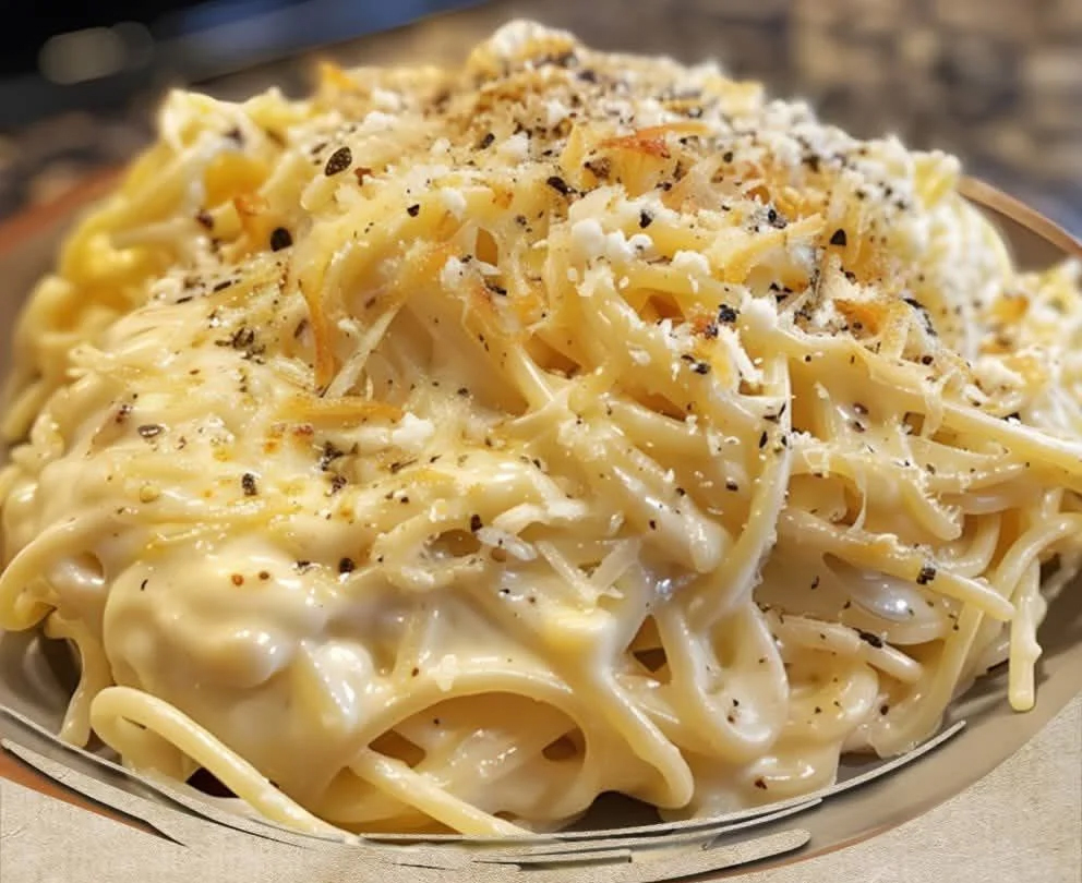 Cheesy Spaghetti Bake