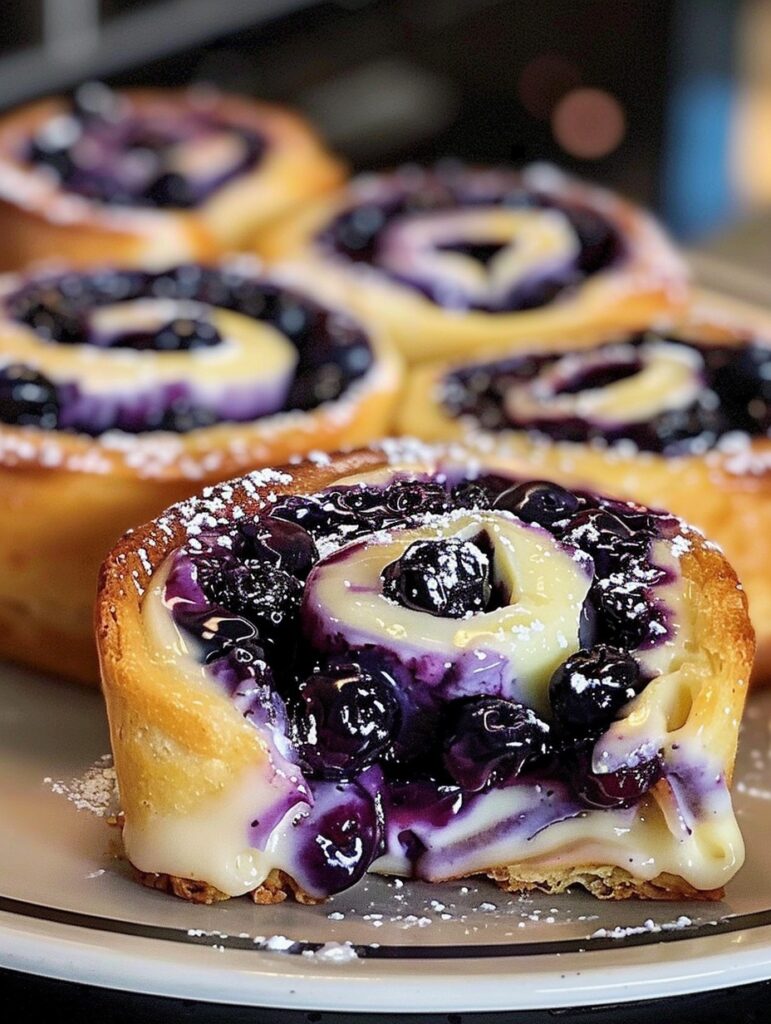 Blueberry Cheesecake Rolls (Low point, Gluten-Free)