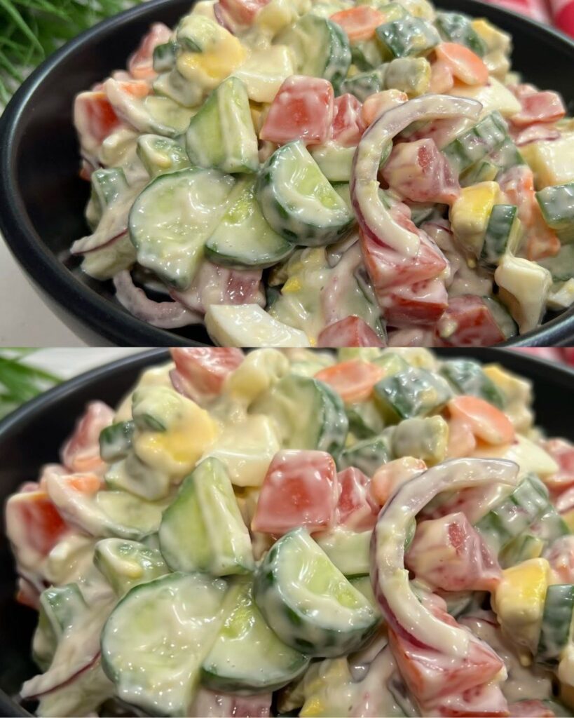 Creamy Cucumber Salad (WW Zero–Low Point)