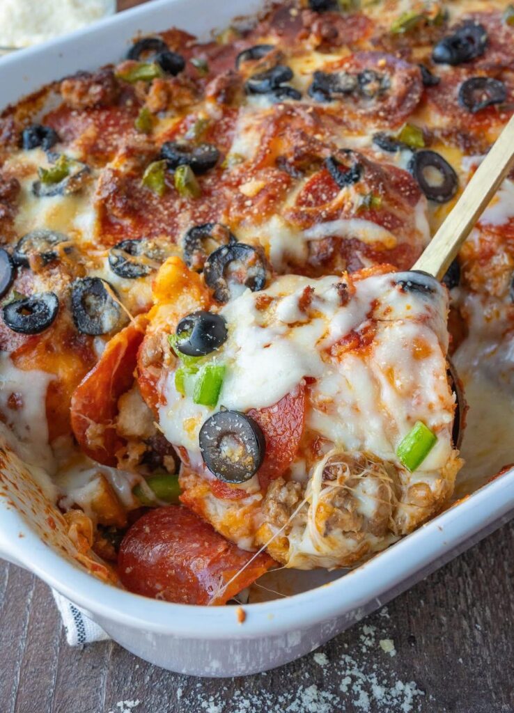 WW Pepperoni Pizza Casserole