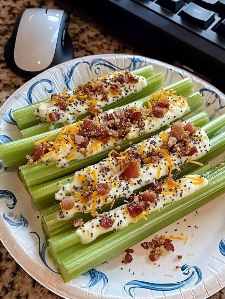 Creamy Crunch Celery Bites (WW Low-Point Version)