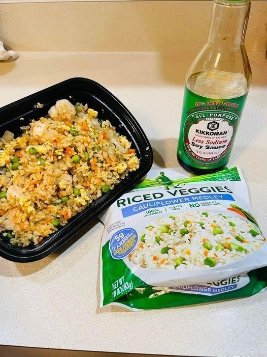 2-Point Shrimp Fried Cauliflower Rice