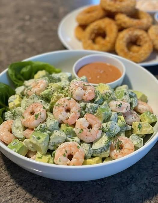 My Creamy Shrimp Protein Salad