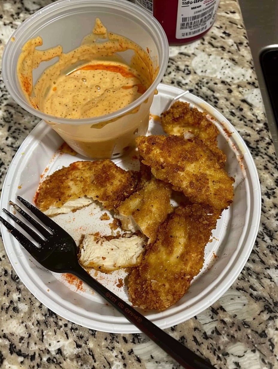 Crispy Chicken Tenders with Creamy Smoky Dip (WW-Friendly Version)