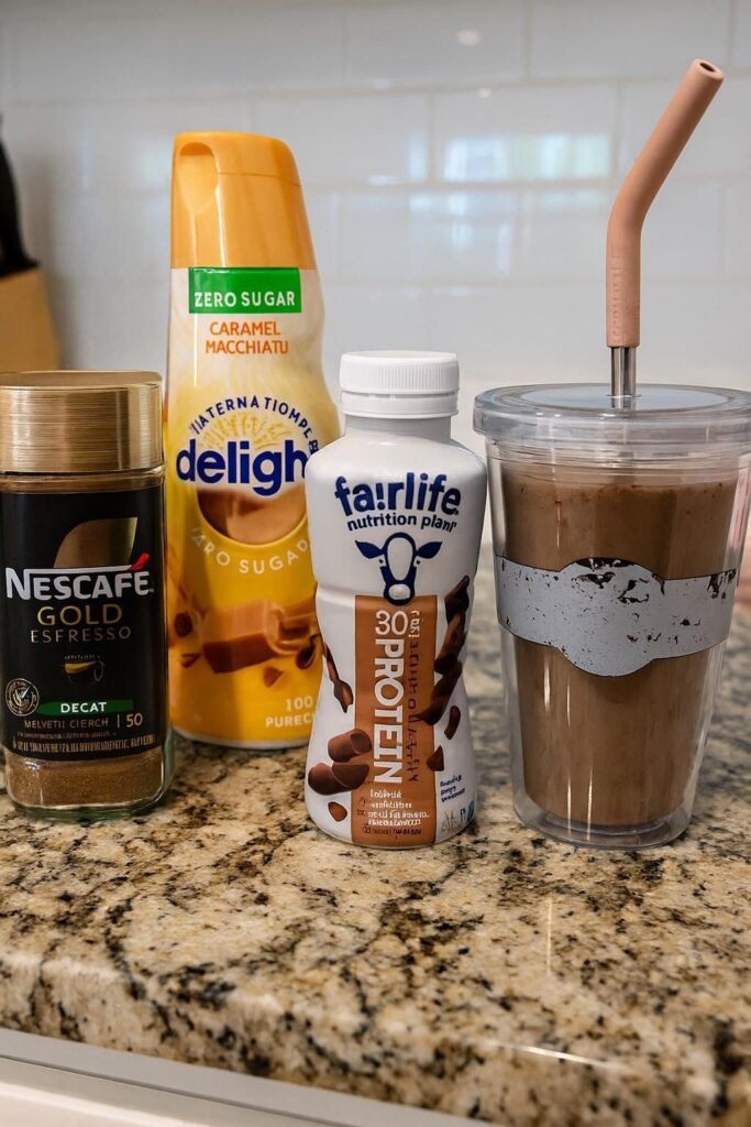 WW Chocolate Caramel Protein Latte