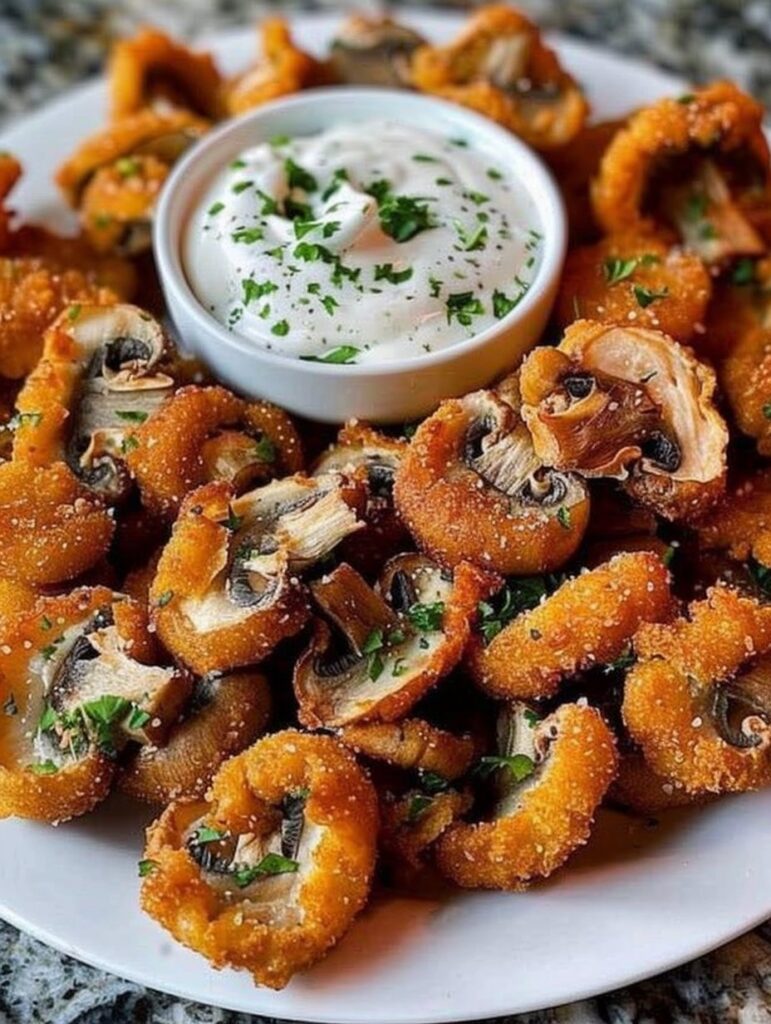 Crispy Garlic Mushroom Bites (WW-Friendly Version)