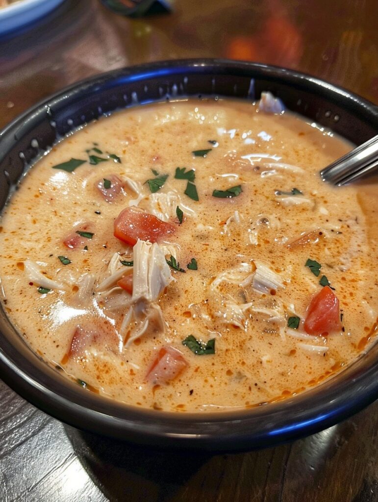 Creamy Buffalo Chicken Enchilada Soup (WW-Friendly Version)