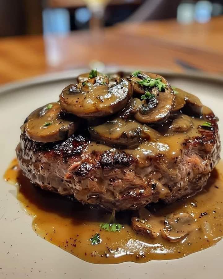 Slow Cooker Salisbury Steak (WW-Friendly)