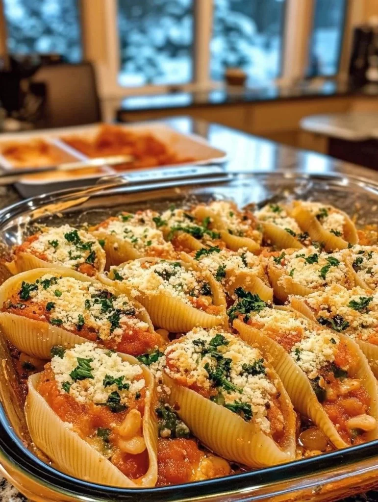 WW Stuffed Jumbo Shells (Comfort Food, Lightened Up )